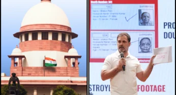 Supreme Court To Hear Rahul Gandhi’s Petition Demanding SIT Probe Into Alleged Voter List Manipulation