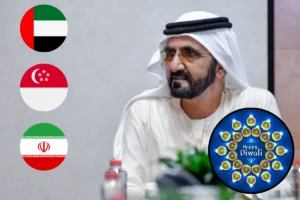 UAE’s Sheikh Mohammed & Global Envoys Greet India On Diwali