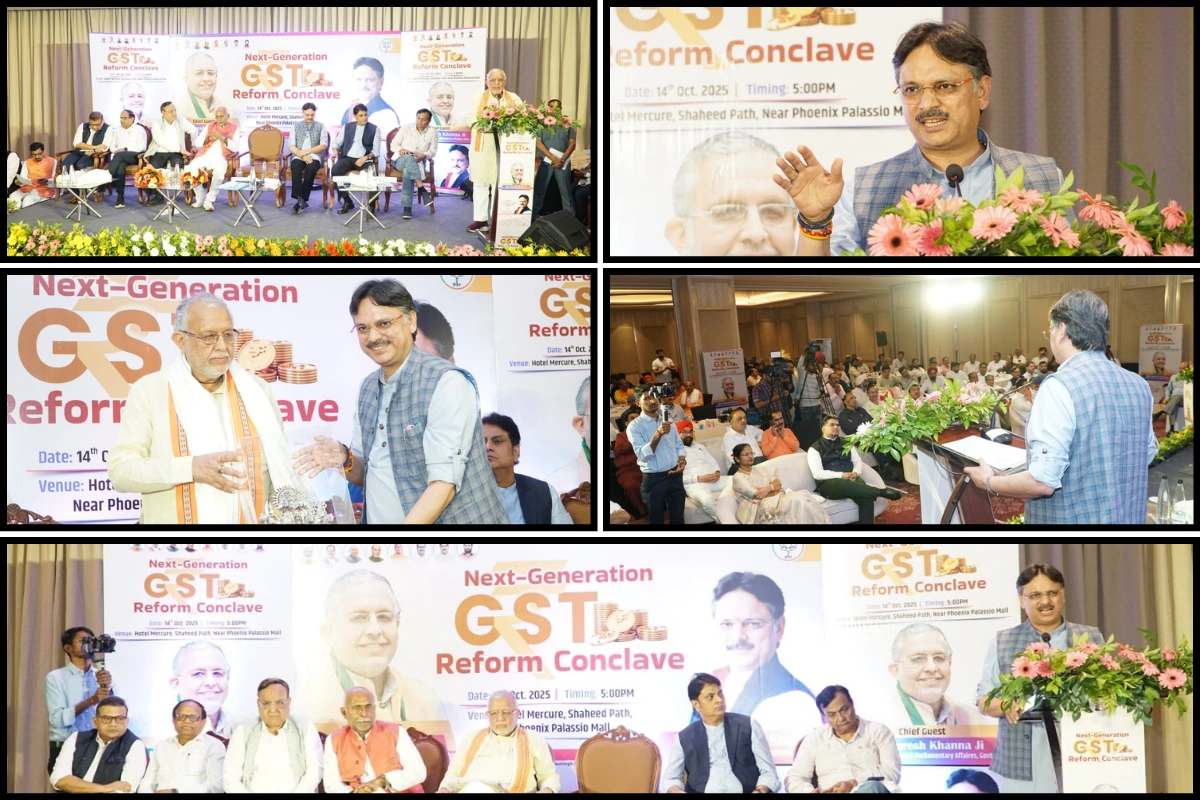 Dinesh Sharma, Suresh Khanna Join GST Reforms Conclave In Lucknow; Spotlight UP’s Economic Ascent