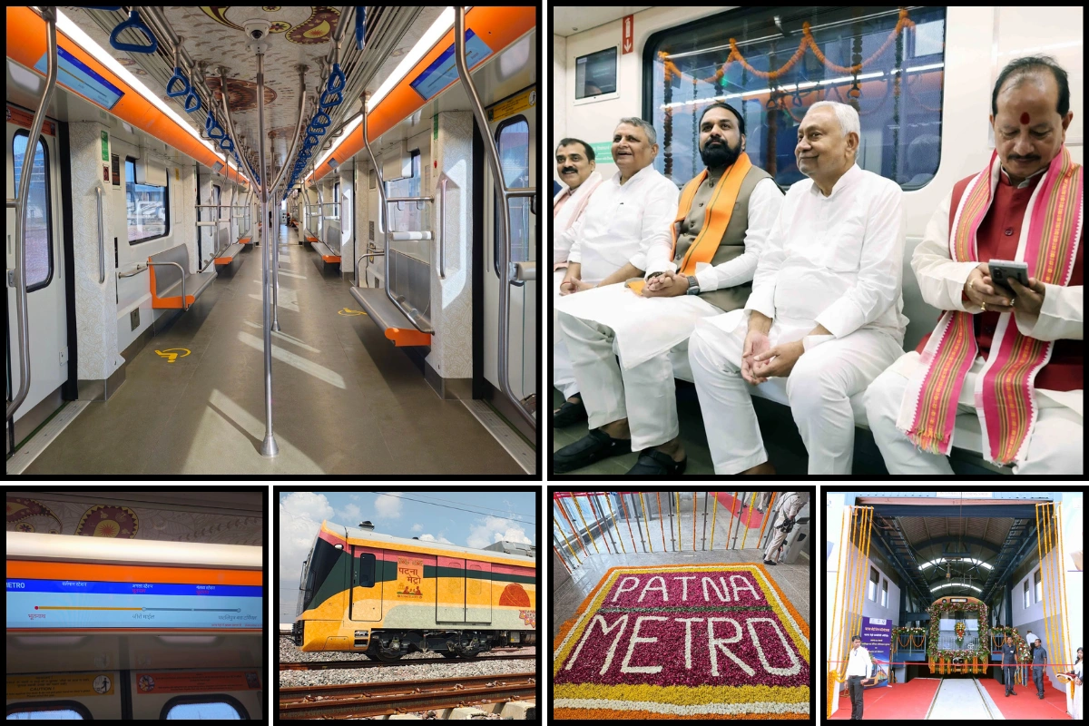 Nitish Kumar Flags Off Patna Metro; Heralding A New Era Of Urban Transport