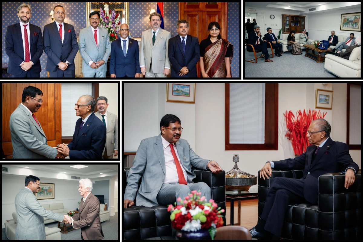 CJI BR Gavai Meets Top Mauritian Officials & Reinforces Partnerships