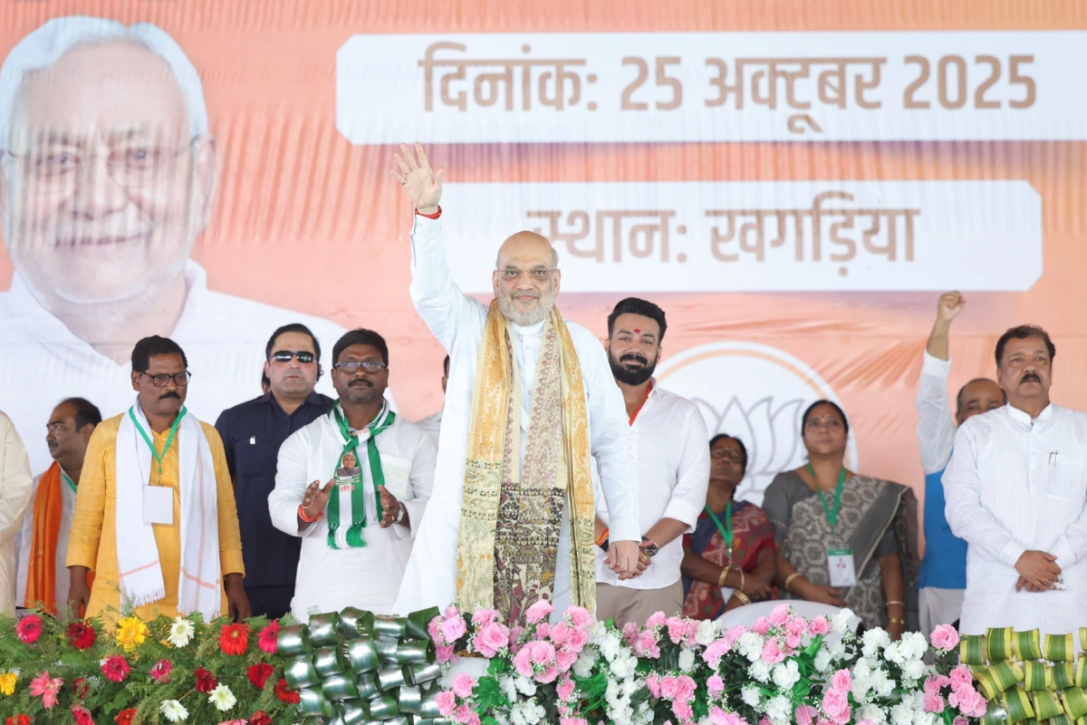 Amit Shah Accuses Lalu Regime Of Lawlessness & Industrial Decline At Bihar Rally