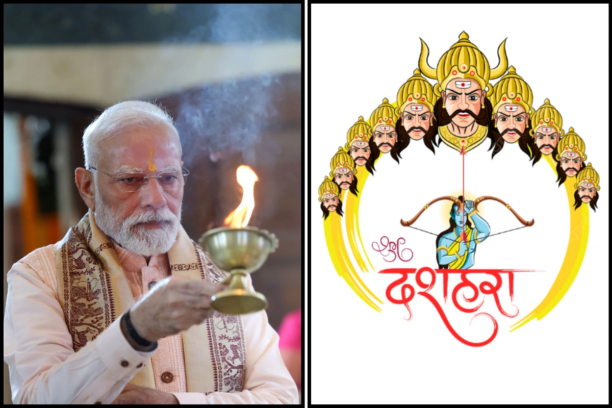 PM Modi Extends Vijayadashami Greetings; Urges Nation To Walk Path Of Courage & Truth