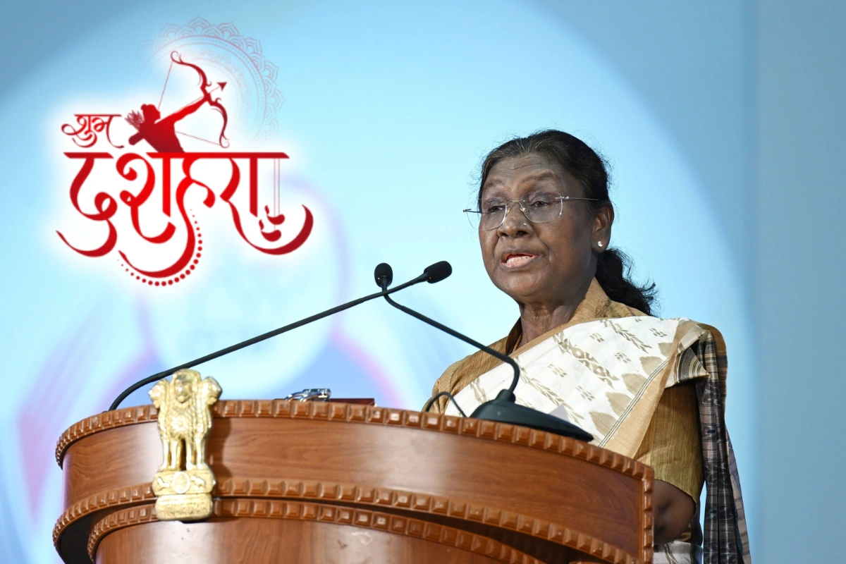 President Droupadi Murmu Extends Greeting; Highlights Moral Significance Of Vijayadashami