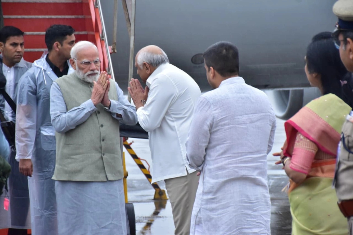 PM Modi Arrives In Gujarat For Two-Day Visit To Celebrate Sardar Patel’s Legacy PM Modi Arrives In Gujarat For Two-Day Visit To Celebrate Sardar Patel’s Legacy