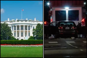 Man Arrested After Car Crashes Into White House Security Gate