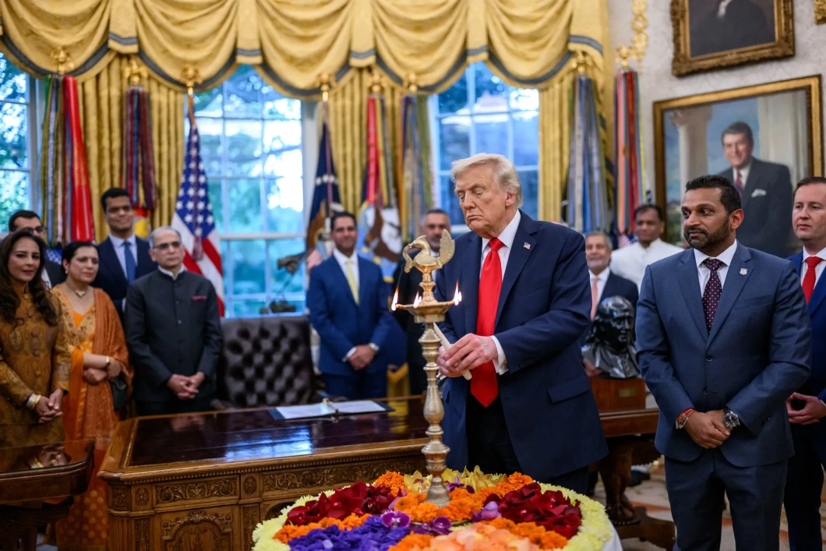 US President Trump Celebrates Diwali At White House; Calls PM Modi ‘A Great Person’
