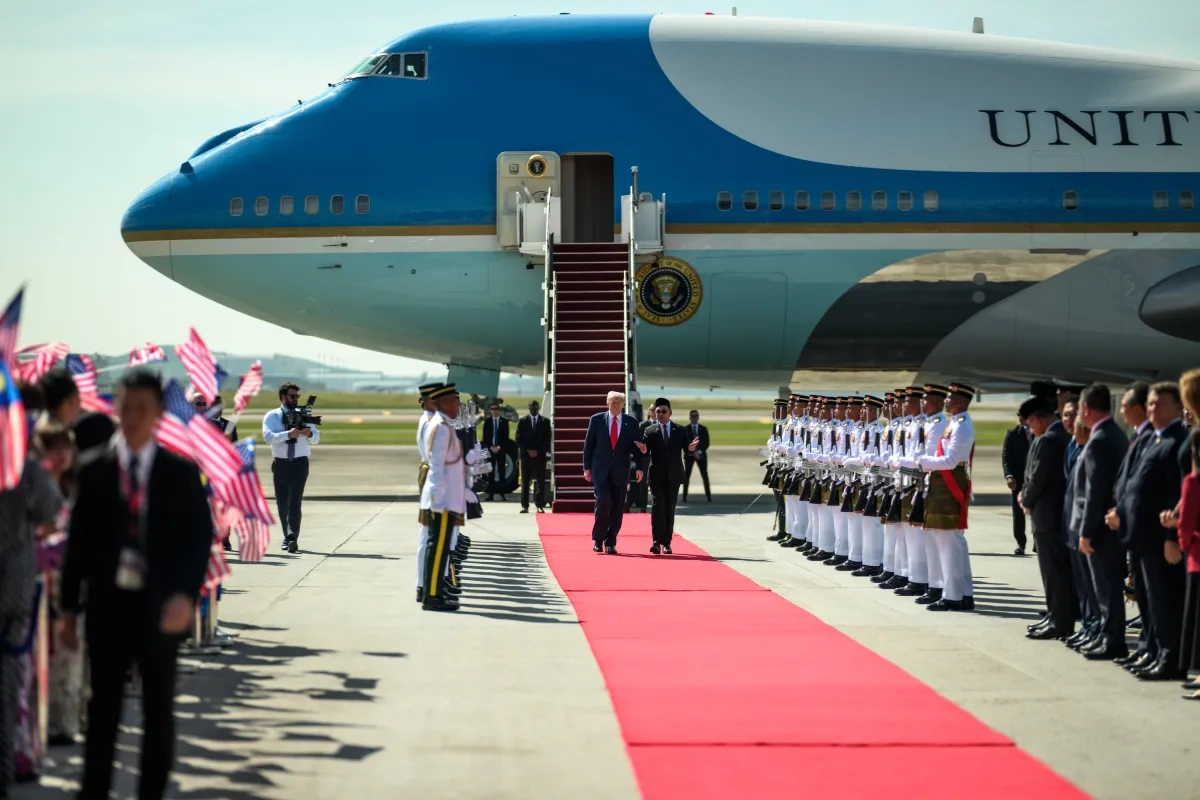 Trump Lands In Malaysia To Thank PM Ibrahim; Witness Cambodia-Thailand Peace Deal