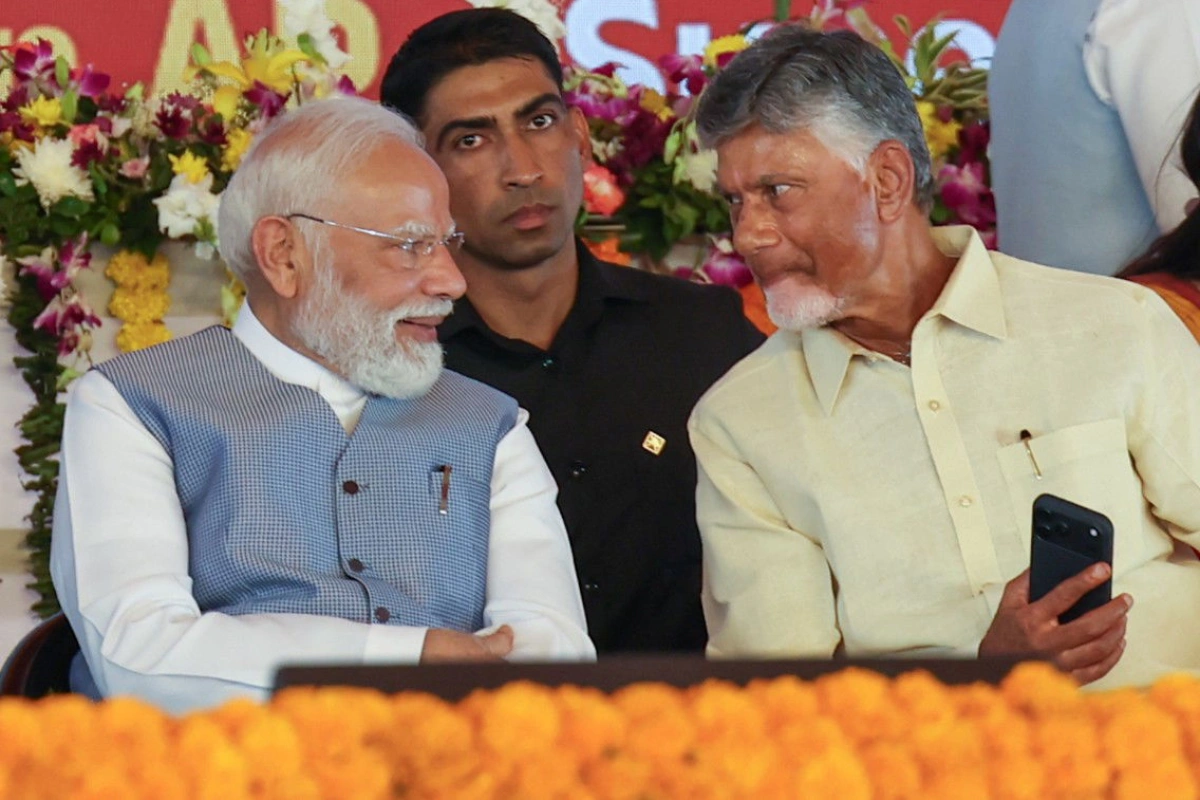 Naidu Hails PM Modi As Visionary Leader; Predicts NDA Victory In Bihar