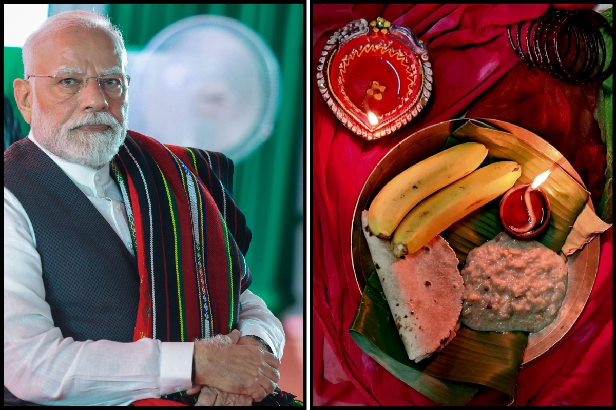 PM Modi Extends Greetings To Devotees Observing Kharna On Chhath Puja PM Modi Extends Greetings To Devotees Observing Kharna On Chhath Puja