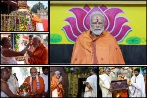 PM Modi Seeks Blessings For Nation’s Prosperity At Srisailam Temple; Launches Development Projects Worth ₹13,430 Crore