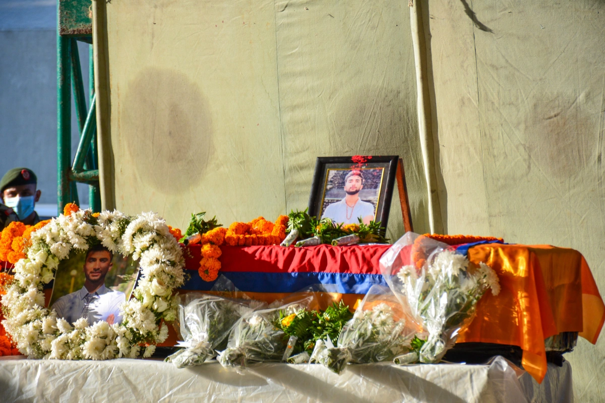 Body Of Nepali Student Killed In Hamas Captivity Brought To Kathmandu