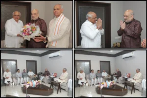 Amit Shah Celebrates Gujarati New Year And 62nd Birthday With Warm Greetings In Ahmedabad