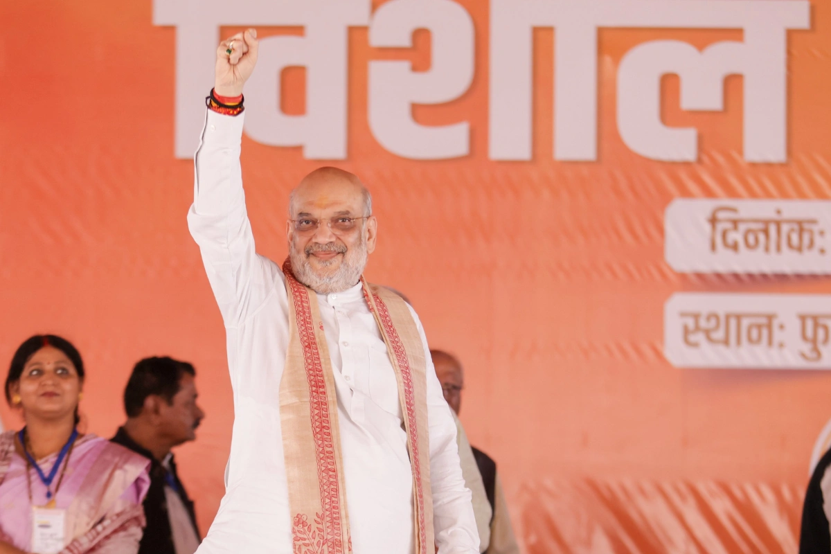 Amit Shah Warns Of RJD’s ‘Jungle Raj’ Return At Bhagalpur Rally