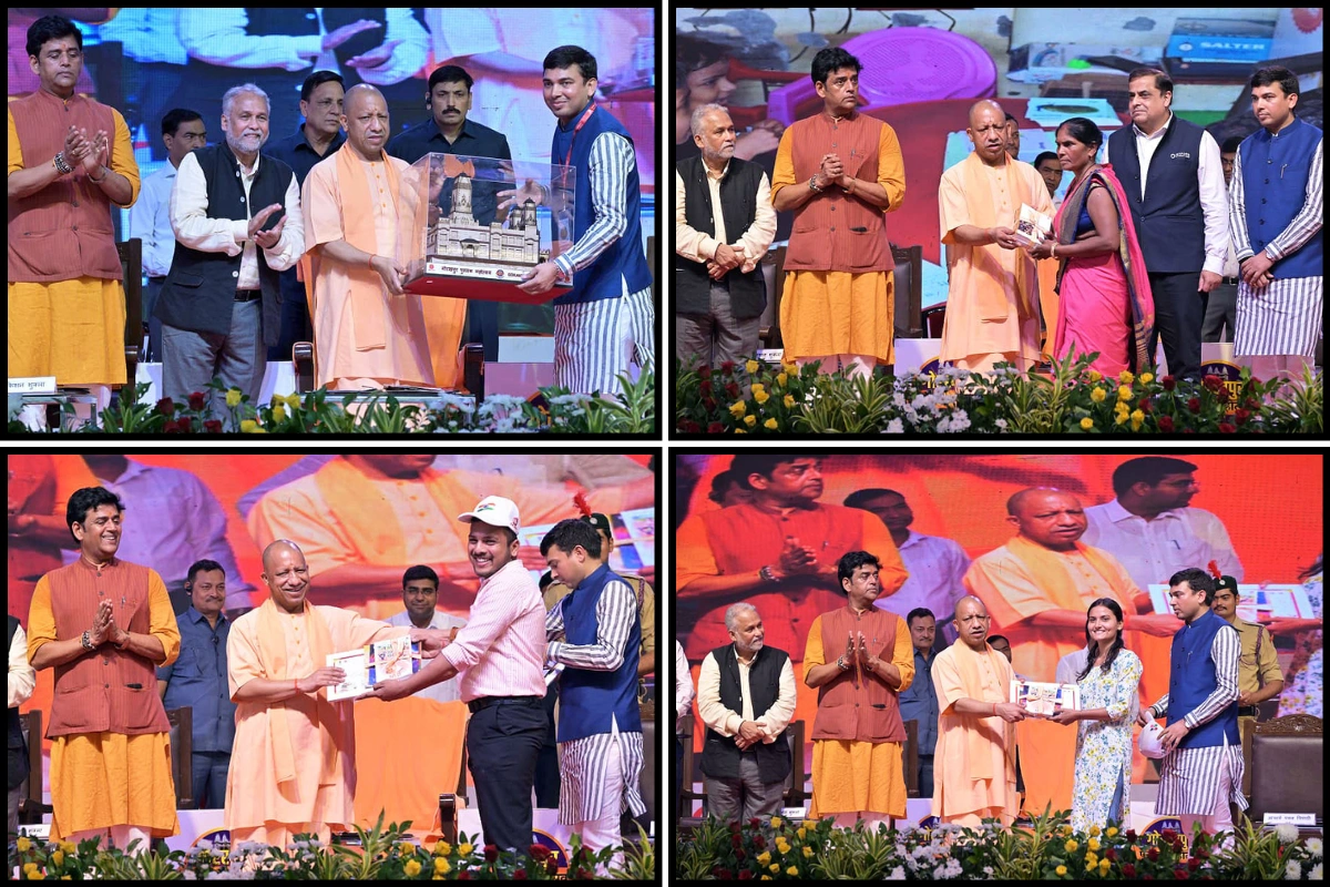 CM Yogi Adityanath Urges Children To Choose Books Over Smartphones At Gorakhpur Book Festival