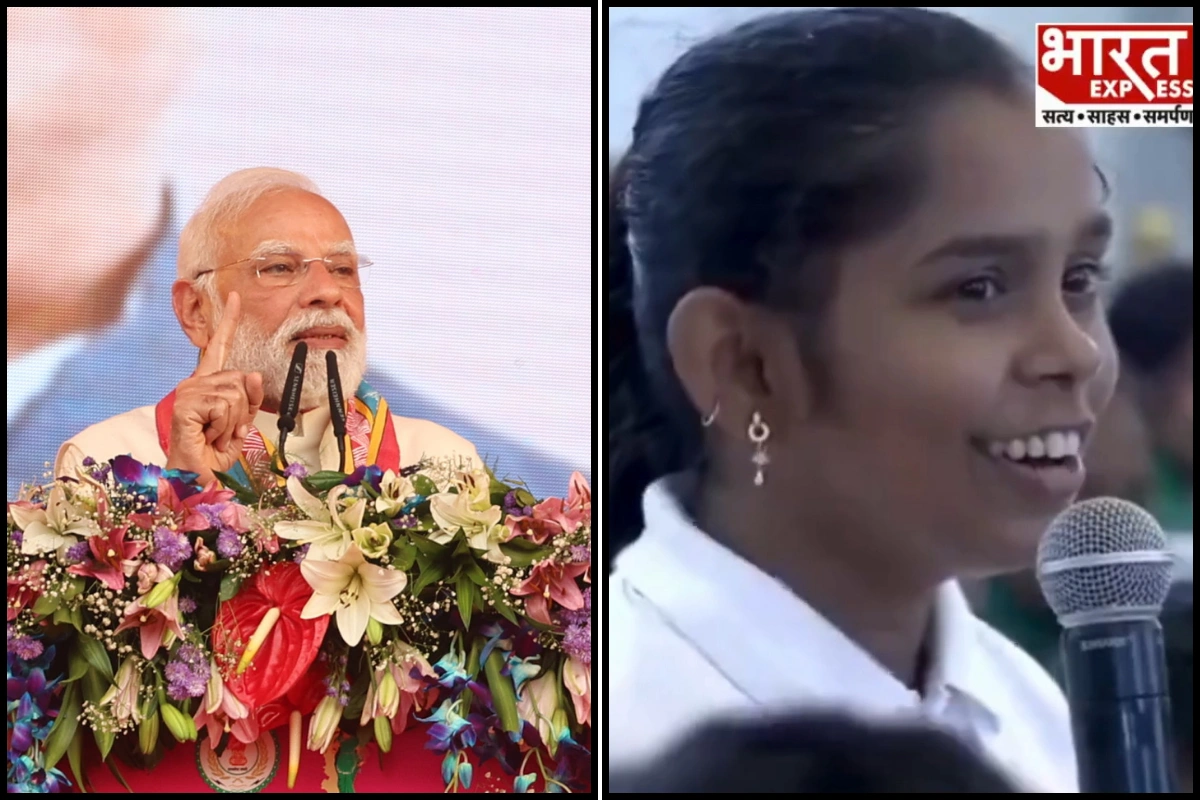 PM Modi Turns Emotional As Young Girl’s Heartfelt Speech Wins The Internet