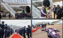 PM Modi Receives Warm Welcome In Johannesburg Ahead Of G20 Summit
