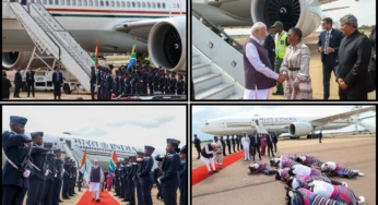 PM Modi Receives Warm Welcome In Johannesburg Ahead Of G20 Summit