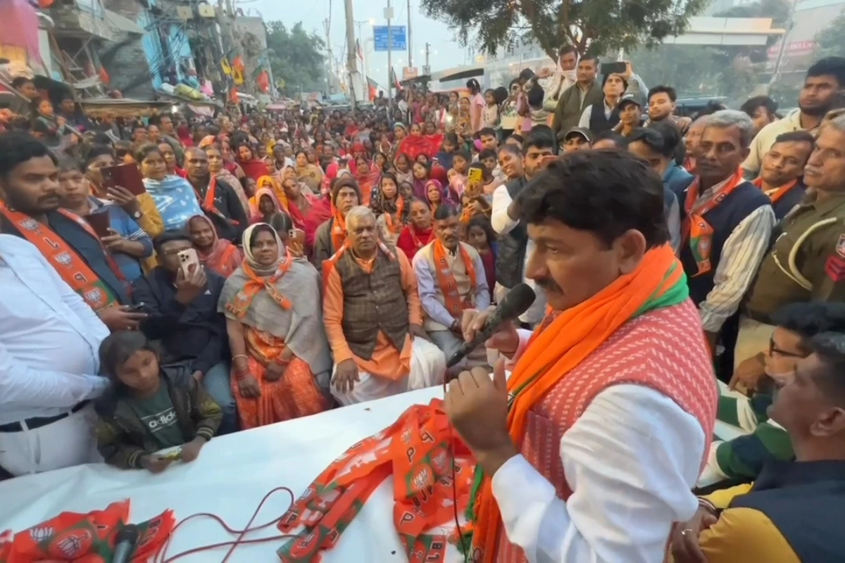 Manoj Tiwari Leads BJP’s Push In Shalimar Bagh Ahead Of Key MCD Bypoll