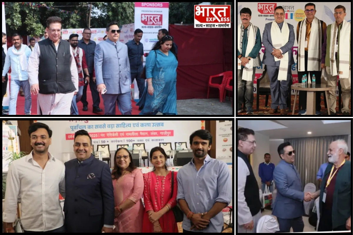 Grand Conclusion Of 3-Day Ghazipur Literature Festival; Bharat Express CMD Upendra Rai Wins Hearts With Address