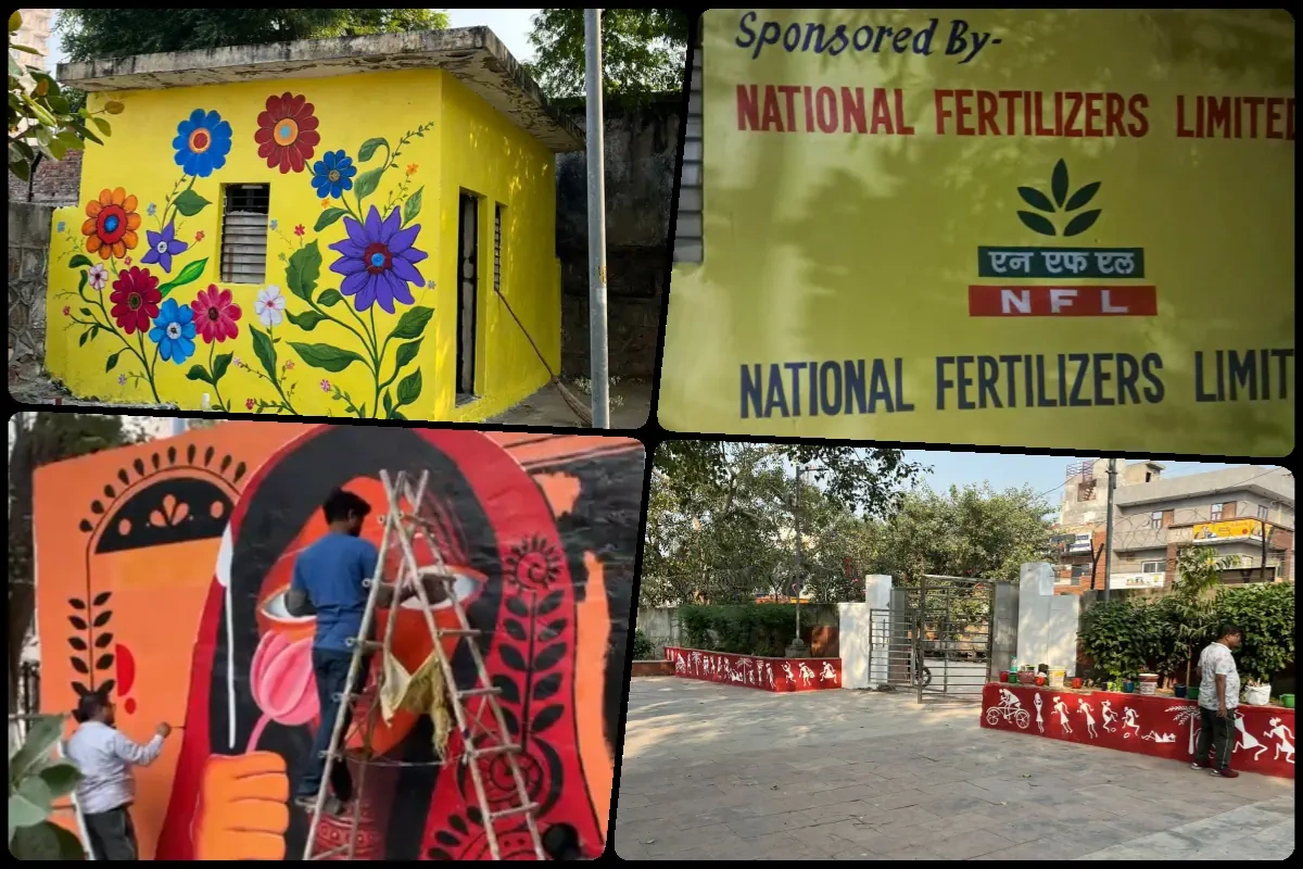 NFL Transforms Delhi’s Azad Park With Vibrant Murals Under CSR Drive