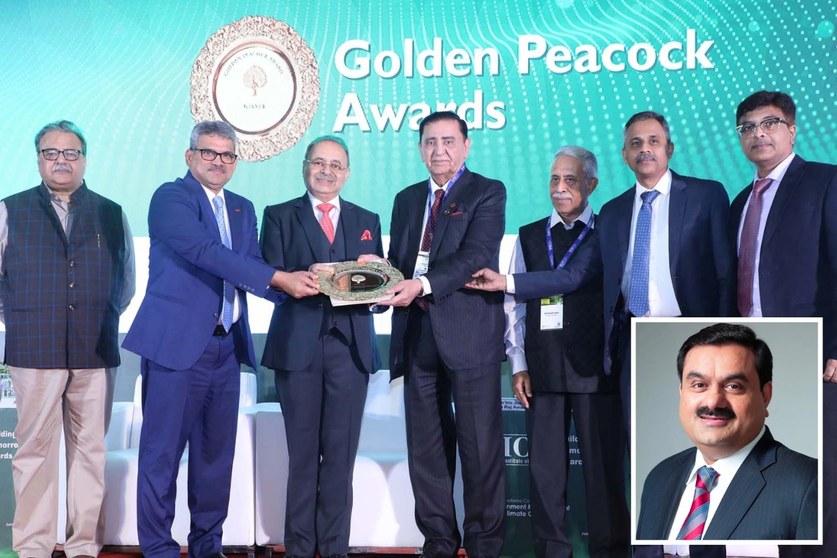 Adani Enterprises Wins Golden Peacock ESG Award