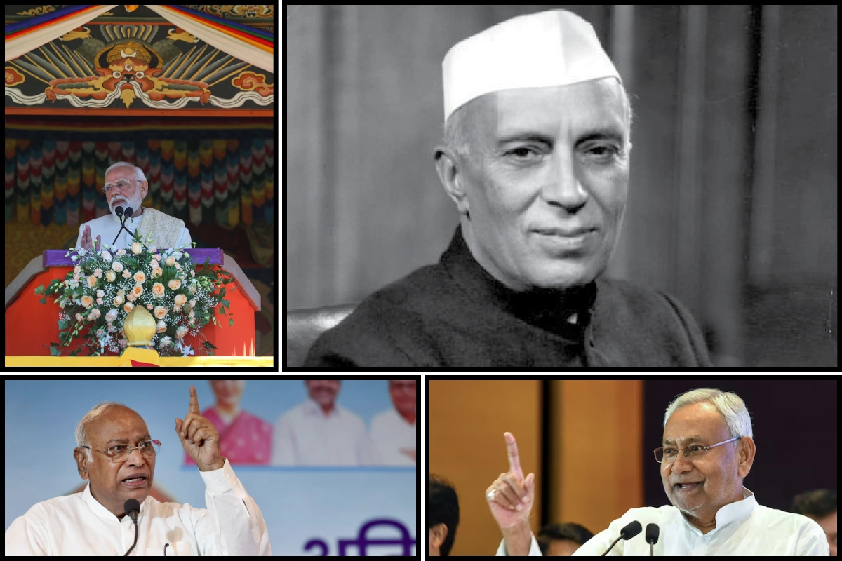 PM Modi & Leaders Pays Tribute To Pandit Jawaharlal Nehru On 136th Birth Anniversary