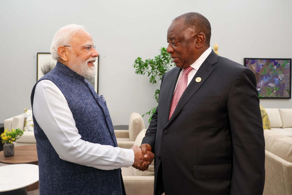 PM Modi & Cyril Ramaphosa Discuss Bilateral Cooperation At G20 Summit