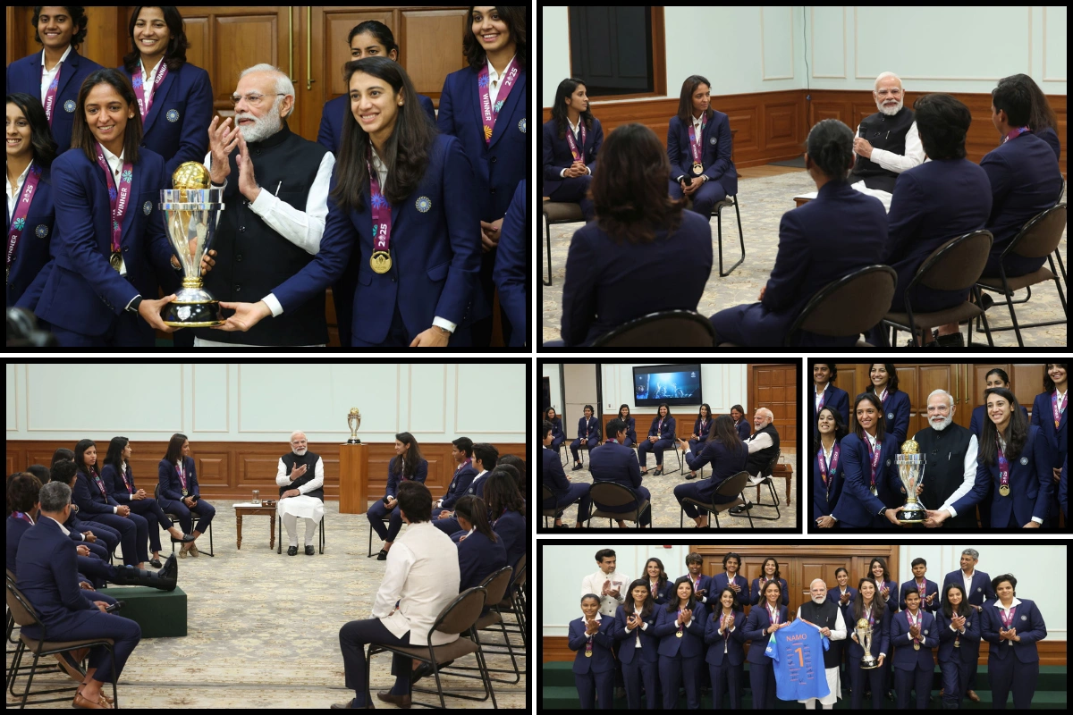 PM Modi’s Meeting With India’s World Cup Champions Turns Into A Trending Moment