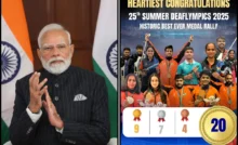 Indian Deaflympians Achieve Historic Feat; PM Modi Extends Congratulations