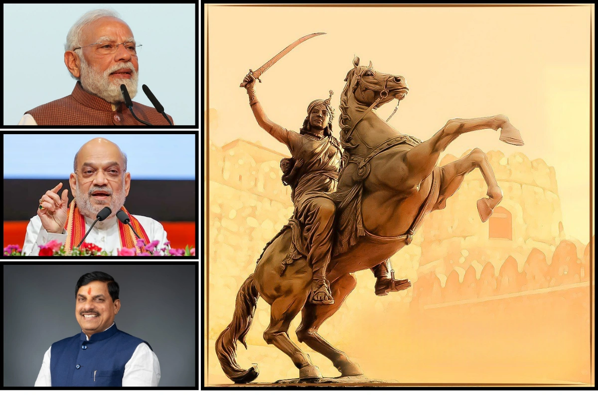 PM Modi & Leaders Pay Tribute To Rani Lakshmibai On Her Birth Anniversary