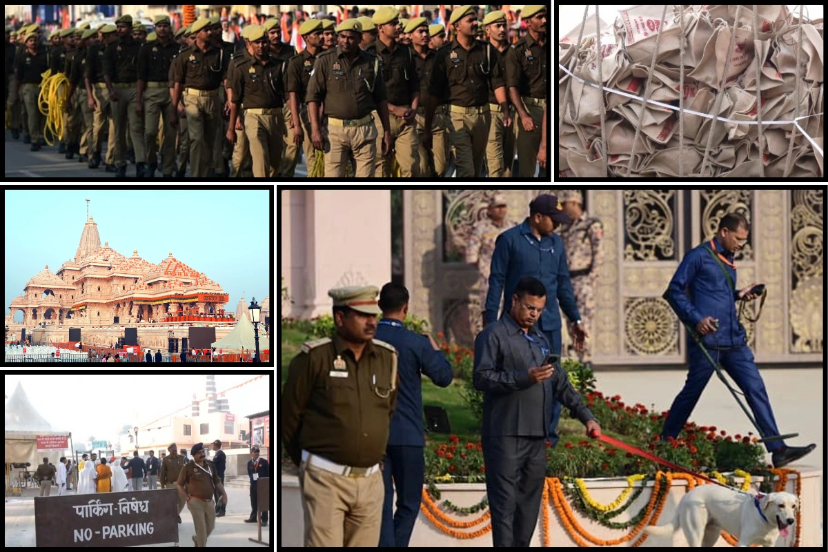 PM Modi’s Ayodhya Visit Marked By High Security & Historic Flag Hoisting