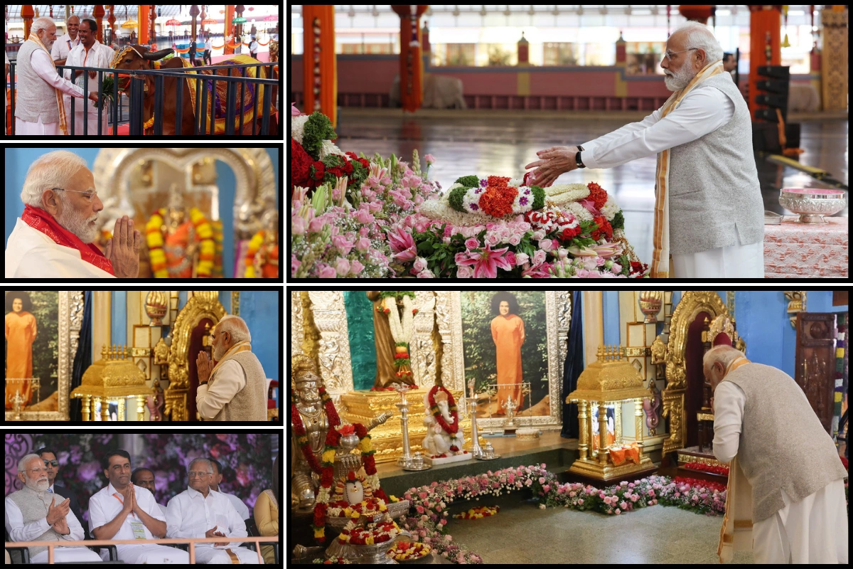 PM Modi Calls Sathya Sai Baba A Beacon Of Universal Love & Service