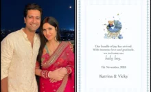 It’s A Boy! Vicky Kaushal & Katrina Kaif Blessed With Their First Child