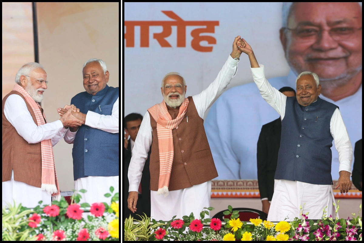 PM Modi Congratulates Nitish Kumar On Becoming Bihar Chief Minister Again