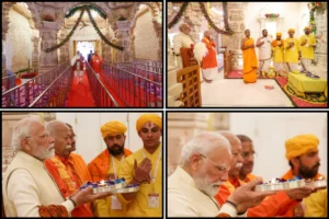 Ahead Of ‘Dhwajarohan Utsav’, PM Modi And Mohan Bhagwat Pray At Ram Temple