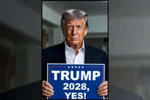 AI Image Sparks Fresh Debate Over Trump’s ‘2028’ Messaging And Term Limits