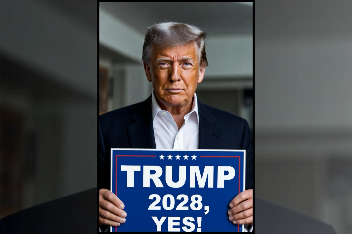 AI Image Sparks Fresh Debate Over Trump’s ‘2028’ Messaging And Term Limits