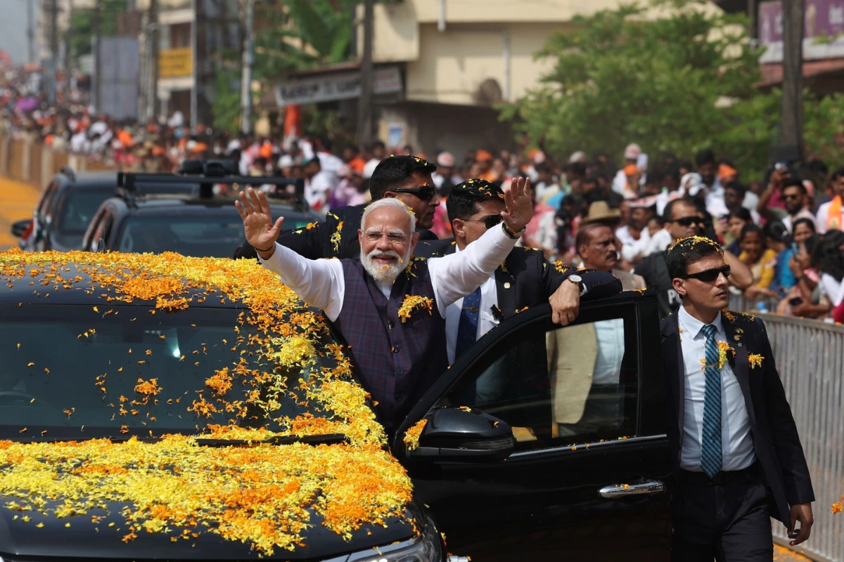 PM Modi Arrives In Karnataka For Udupi Visit After 14 Years