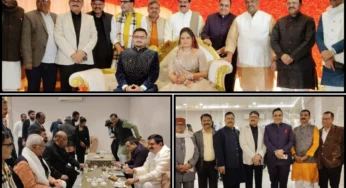 CMD Upendrra Rai Blesses Newlyweds At Varanasi Ring Ceremony