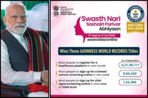 ‘Such Mass Movements Empower Our Nari Shakti’: PM Modi Hails Swasth Nari, Sashakt Parivar Abhiyaan’s Guinness World Records ‘Such Mass Movements Empower Our Nari Shakti’: PM Modi Hails Swasth Nari, Sashakt Parivar Abhiyaan’s Guinness World Records