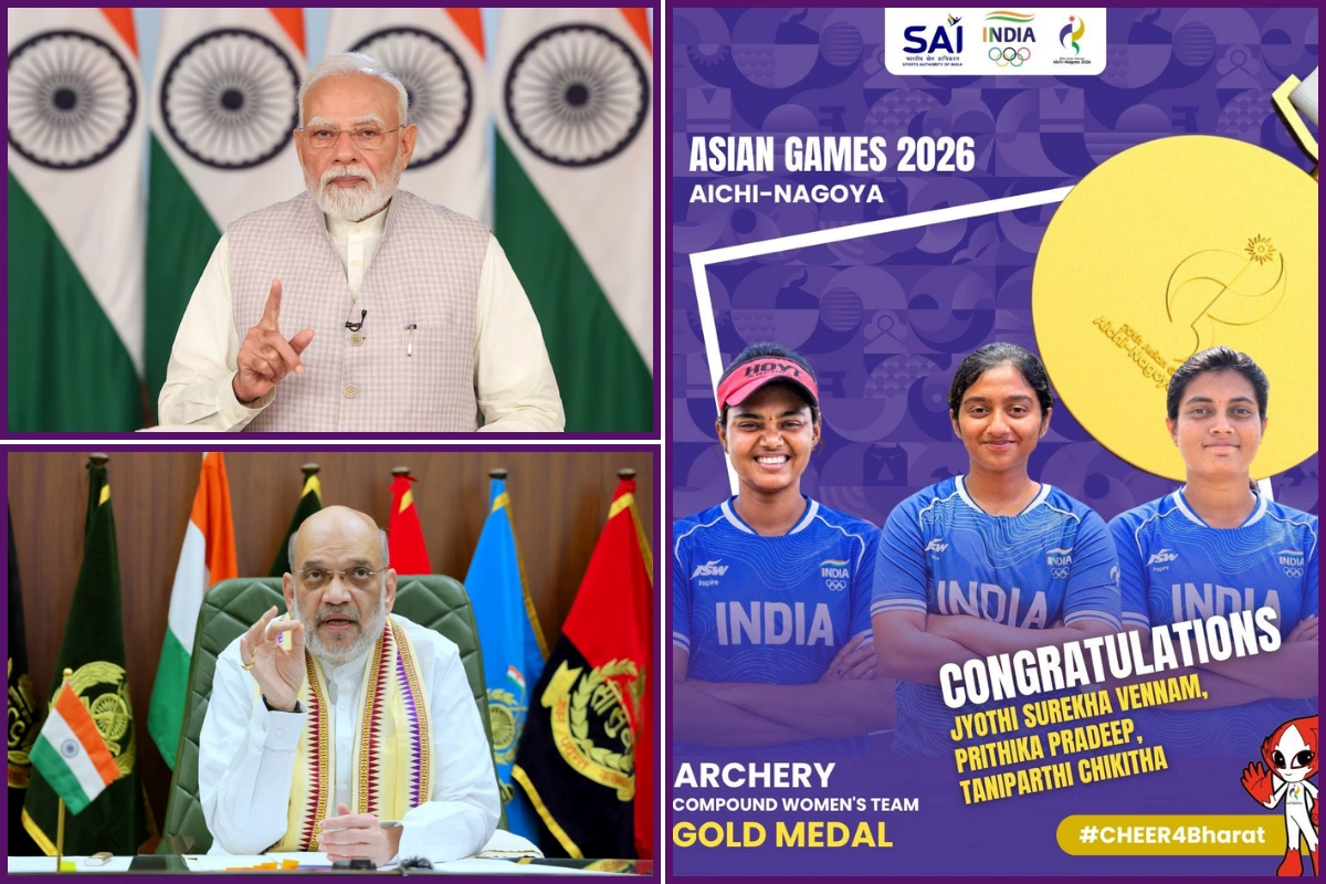 PM Modi, Amit Shah Congratulate Indian Archers On Asian Games Gold