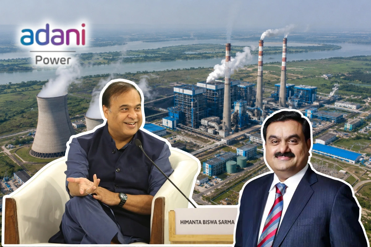 CM Himanta Biswa Sarma Lays Foundation Stone For Adani Power’s 3,200 MW Assam Plant