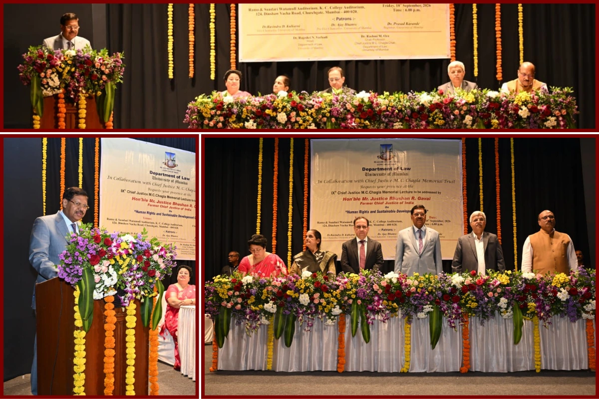 MC Chagla Memorial Lecture Explores Link Between Human Rights & Sustainable Development