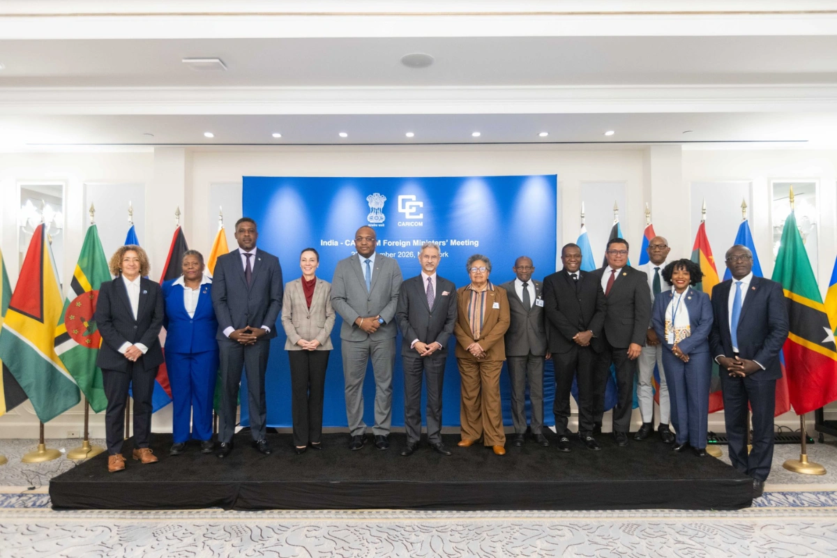 EAM Jaishankar Meets CARICOM Foreign Ministers; Discusses Ways To Deepen Ties