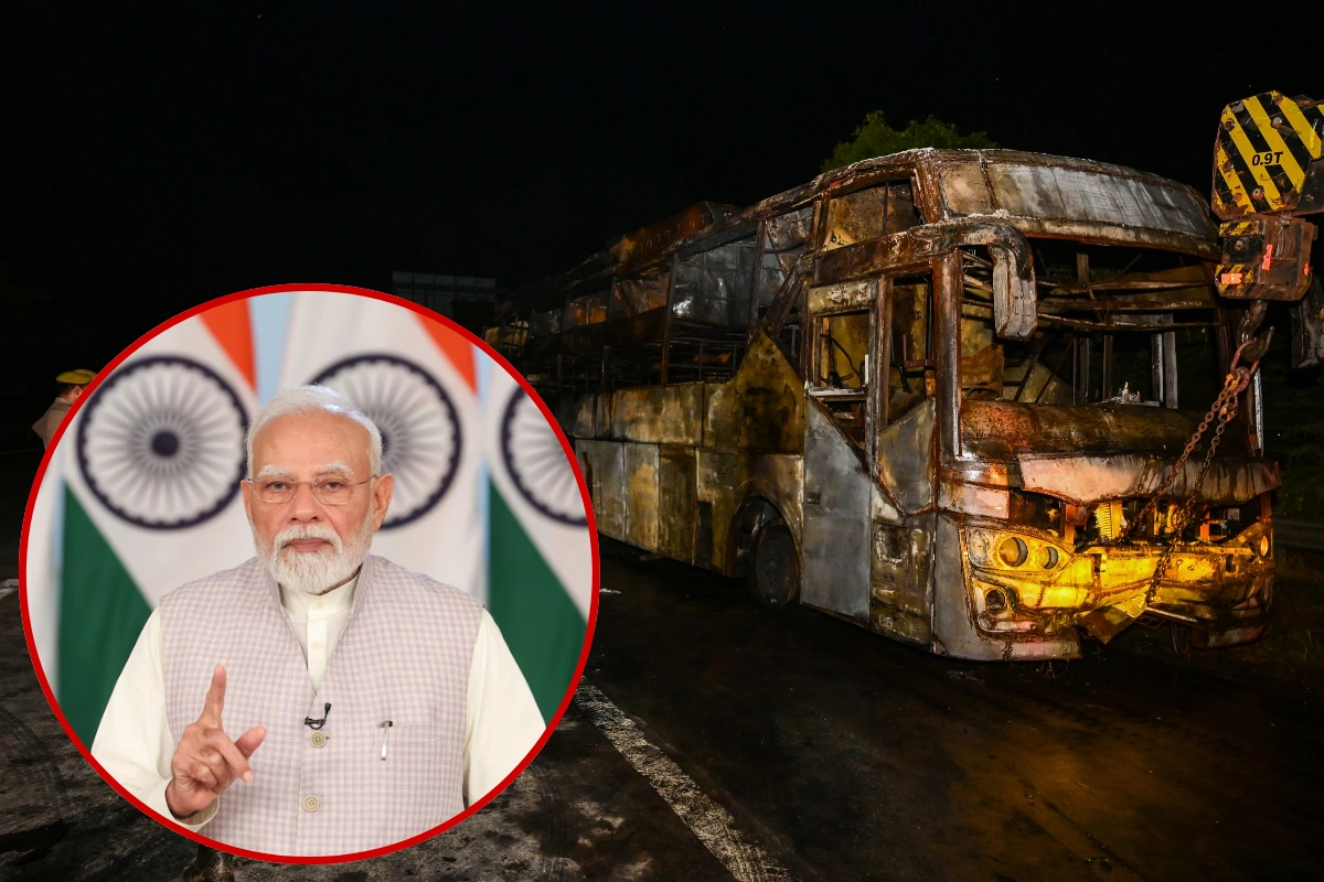PM Modi Announces ₹2 Lakh Ex-Gratia After Greater Noida Bus Fire