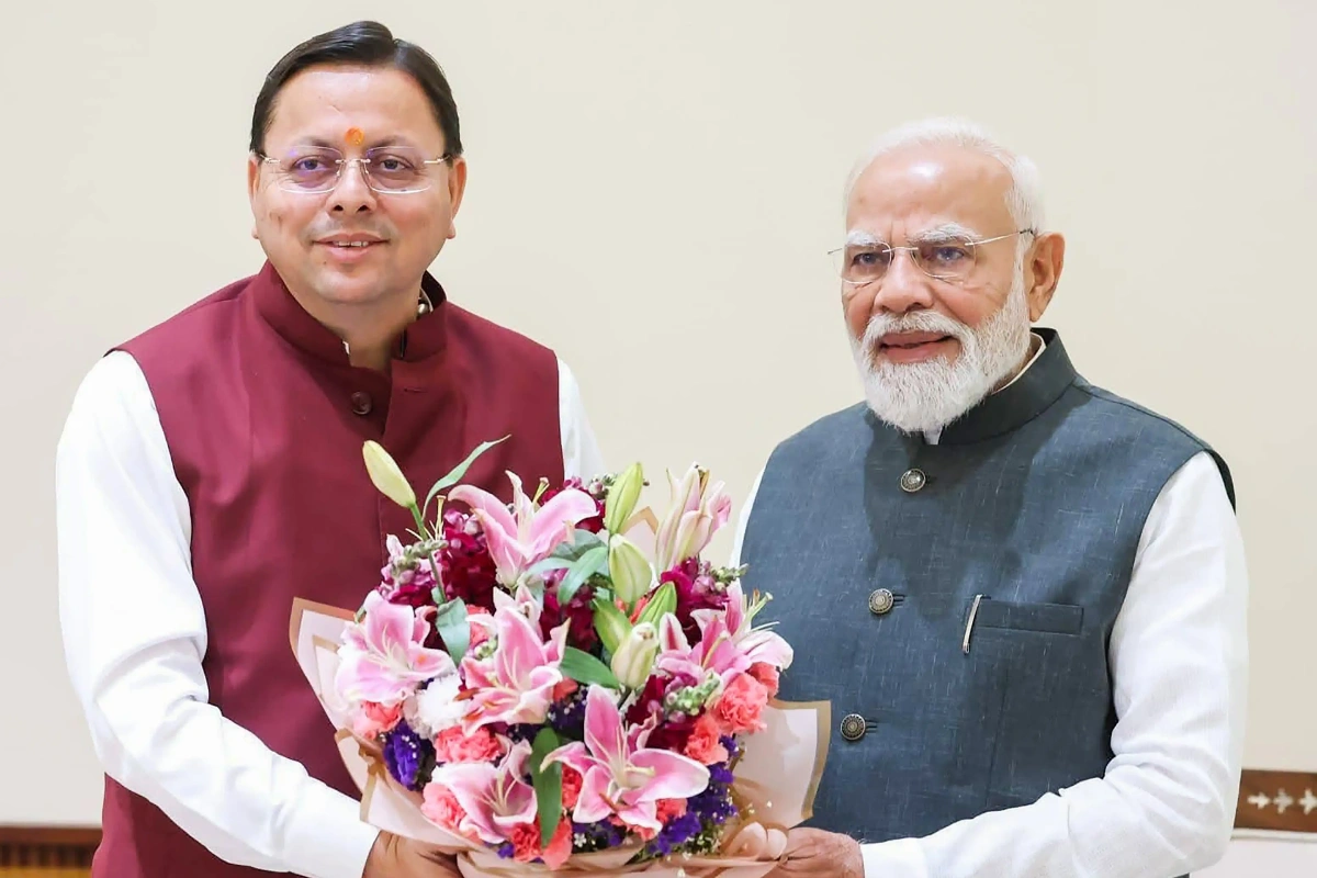 PM Modi Extends Birthday Greetings To CM Dhami; Hails Efforts For Uttarakhand’s Progress