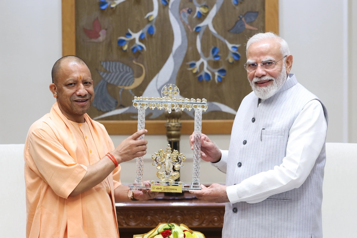 CM Yogi Adityanath Meets PM Modi As Uttar Pradesh Steps Up Election Preparations