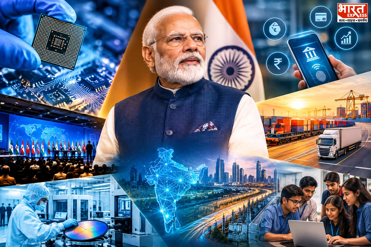 SEMICON India 2026 PM Modi Puts Semiconductor Fintech Logistics Expansion And Global Confidence In Focus