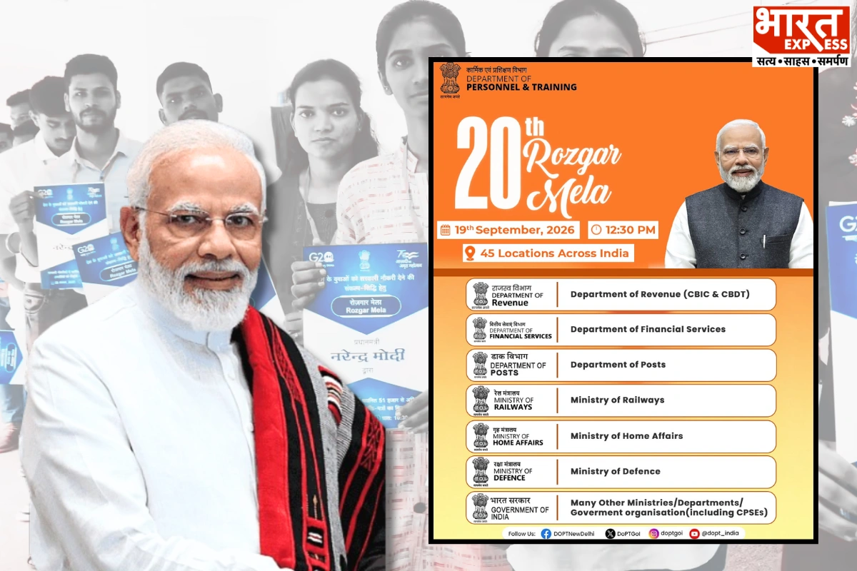PM Modi To Hand Over Job Letters To 51,000 Youth At 20th Rozgar Mela